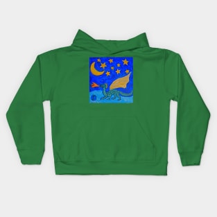 Green Dragon Kids Hoodie